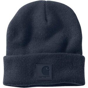 ⚡Carhartt Men's Navy Imported Cotton Tonal Patch Beanie Watch Hat